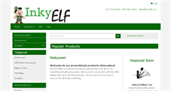 Desktop Screenshot of inkyelfpromos.com